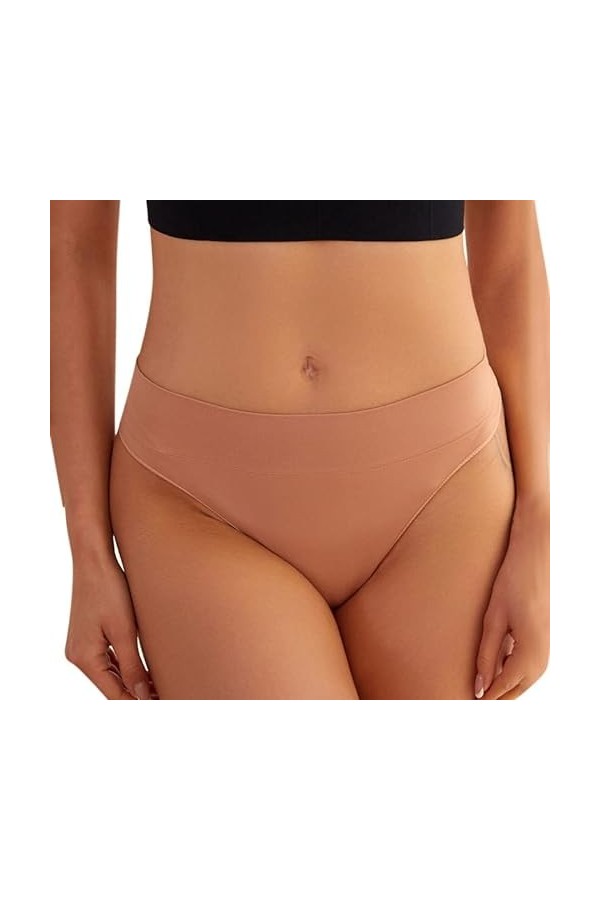 Sexy Stretch Slip Culotte G-String Coton Culotte Culotte Femme Taille Midi Confortable Slip Sexy sous-vêtements sans Couture 