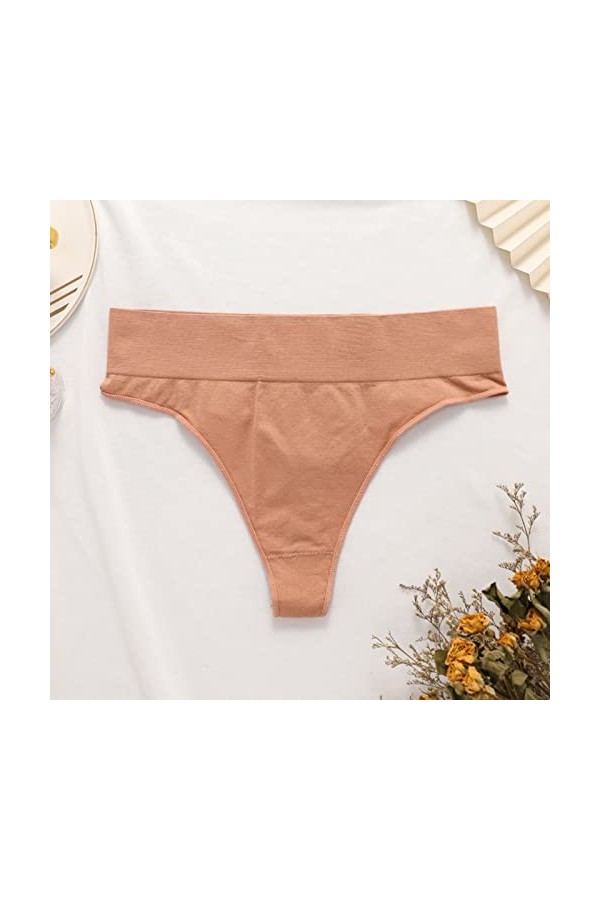 Sexy Stretch Slip Culotte G-String Coton Culotte Culotte Femme Taille Midi Confortable Slip Sexy sous-vêtements sans Couture 