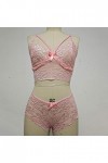 Lingerie Femmes Ensemble de Lingerie Sexy en Dentelle pour Dames et String Ensemble de sous-vêtements Ensemble de Lingerie po