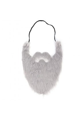 Algado Fausses Barbes, Fausse Barbe de Fête Drôle, Barbe dhalloween de Noël, Barbe Faciale de Noël pour Fournitures de Fête 