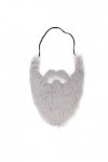 Algado Fausses Barbes, Fausse Barbe de Fête Drôle, Barbe dhalloween de Noël, Barbe Faciale de Noël pour Fournitures de Fête 