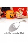 Algado Fausses Barbes, Fausse Barbe de Fête Drôle, Barbe dhalloween de Noël, Barbe Faciale de Noël pour Fournitures de Fête 