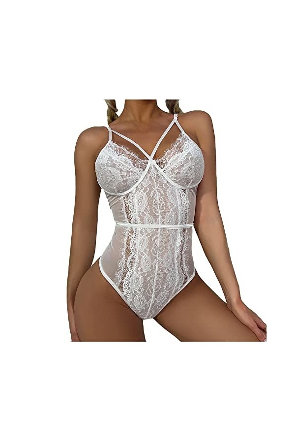 Générique Lingerie Sexy, Femme Sous-Vêtement Une Pièce À Bretelles En Sexy Lingerie De Pute Soutien Gorge Lingerie Rouge Zipp