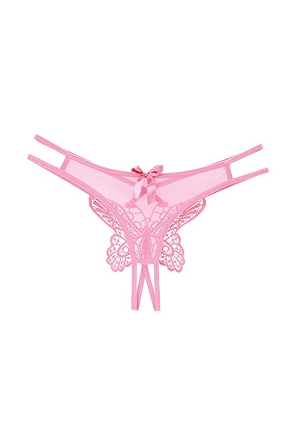 Culotte Sexy Femme, Élégant Lumière pour Femme Shorties et Strings Ultra Minces Sculptante Femmes Dentelle String Culotte Sex