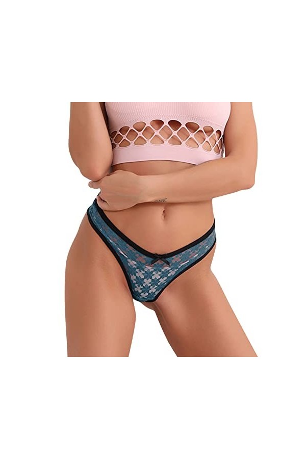 Culottes Dentelle Respirant pour Femmes Tanga Culottes Dentelle Lingerie Sexy String Culotte Femme Grande Taille Slip Set Str