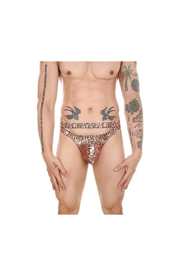 Slips String pour Homme Sexy Hot éLastique Sport Slip Homme Briefs LéGers éCo-Responsables sous VêTements Homme Sexy Casual T