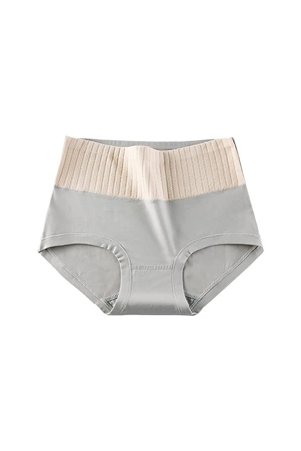 String Stretch Femme 2023 Nouveau de Absorbante Menstruelle Slips Couleur Unie Pantalons Triangle en Pur Coton et Soie Culott