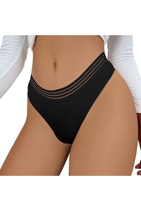 Shorty Femme Stretch Culottes Ouvertes Sexy sous-vêtements Couleur rayé Slips Culotte Gainante Femme Culottes Slips Femme en 