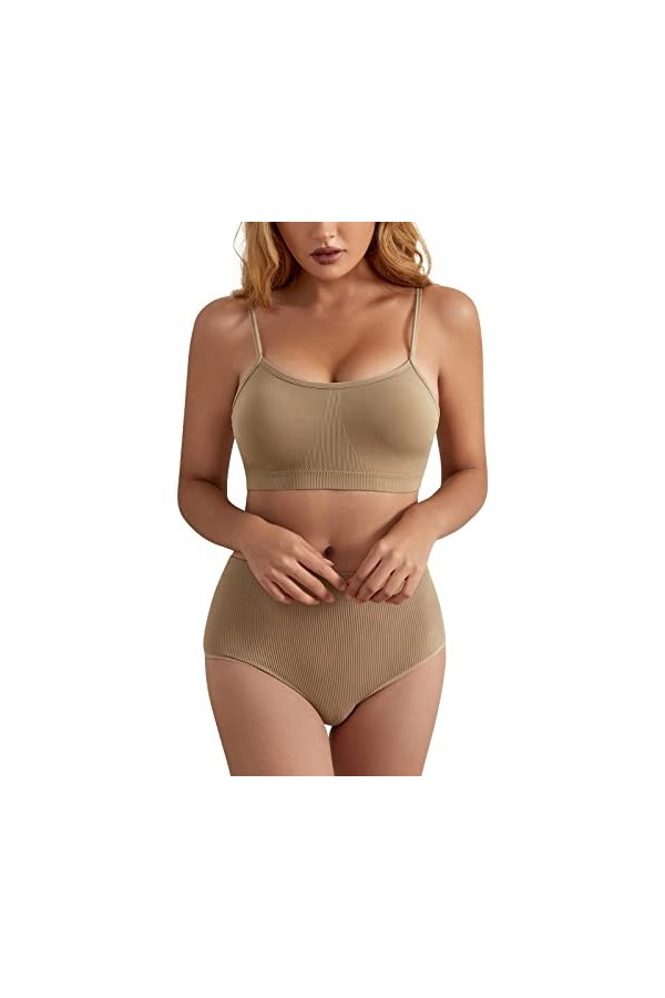 Générique Lingerie Sexy Hot Chaude Ouverte - Soutien-Gorge Push Up Nuisettes et Deshabillés Sexy Coquine Hot Ouverte String F