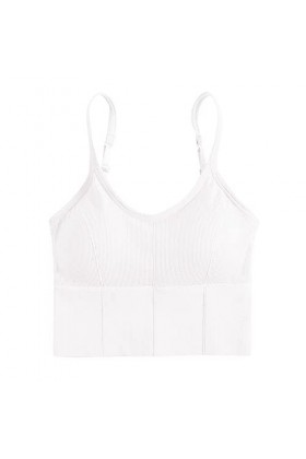 Soumissive Lingerie pour femme en forme de U Dos avec une sangle intérieure sans anneau en acier Sous-vêtements sexy, blanc, 