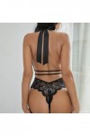 Mosstars Bodys Femme Soldes Nuisettes Et Deshabillés Sexy Érotique Camis Et Débardeurs Femme Coton Lingerie Femme Grande Tail