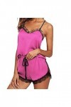 Lingerie sexy pour femme - En dentelle - Rouge - Sous-vêtements ouverts - Body sexy - Tenue sexy - Lingerie érotique - Costum