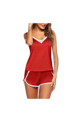 Lingerie Femme Sexy Ensemble Homme Sexy Hot y25k Pyjama Sexy-Lingerie Sleepwear Up Lace Set Silk Nightwear Satin Femmes Combi