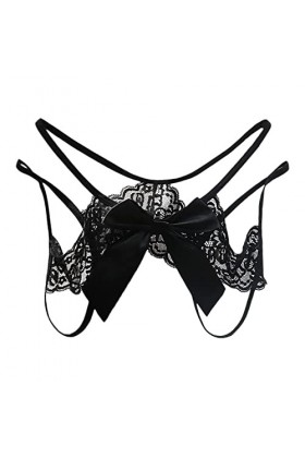 Lingerie Femme Dentelle Sexy sous-vêtements Shorties Culotte Classique Slip Élégant Culotte sous Vetements Culottes Ouvertes 