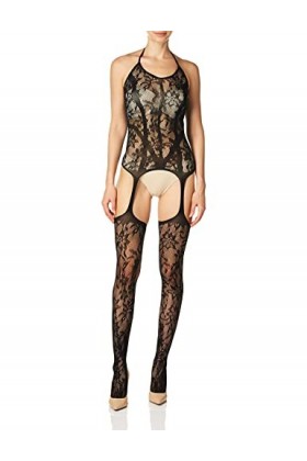 Dreamgirl 0145 Combinaison pour Femme Noir 34/40