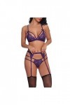 Générique Lingerie Femme Sexy Ensemble Sexy Hot Nuisette Mini Robe Sissy Érotique Teddy Nuisette Ouverte Sling Pyjama Valenti