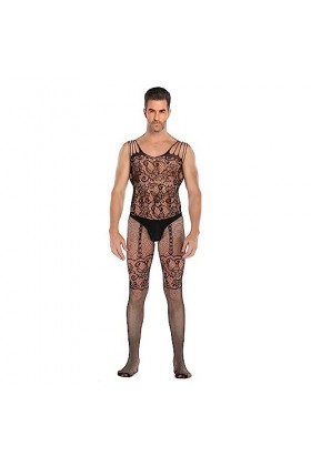 Générique String Homme Sexy Hot Dentelle Slips Boxer Collants Sexy en résille pour Hommes Robe Confortable pour Hommes I, On