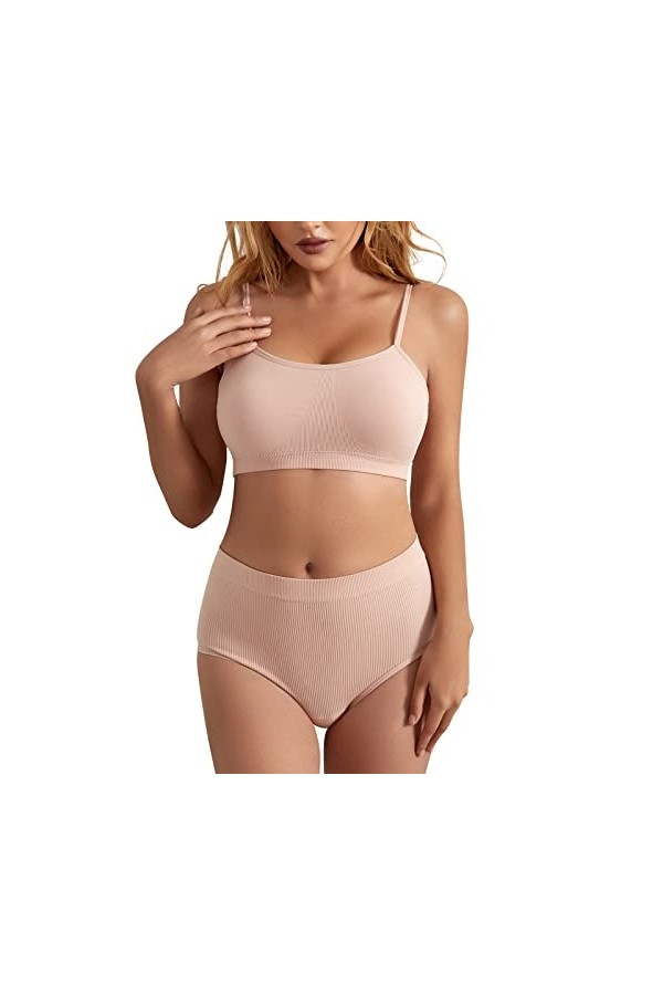 Générique Lingerie Sexy Hot Chaude Ouverte - Soutien-Gorge Push Up Nuisettes et Deshabillés Sexy Coquine Hot Ouverte String F