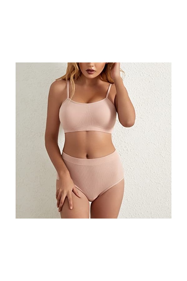 Générique Lingerie Sexy Hot Chaude Ouverte - Soutien-Gorge Push Up Nuisettes et Deshabillés Sexy Coquine Hot Ouverte String F