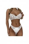 Lingerie Sexy Ensemble Femme Dentelle Vêtements De Nuit Erotique sous-Vetements 2 Pièce Ensemble Soutien Gorge et String Sexy