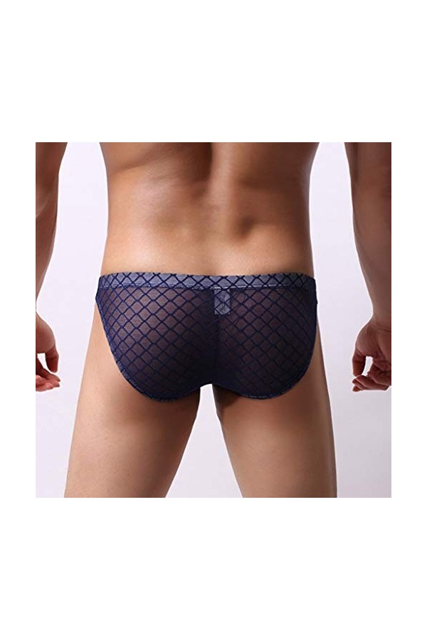 Boxer Homme Lot sous-vêtement Sexy en Dentelle Transparente pour Hommes String Sexy Homme