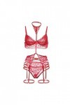 Femme Vêtements De Nuit Dentelle Lingerie Sexy Ensemble Sexy sous-Vetements Erotique Ensemble Soutien Gorge et String 2 Pièce