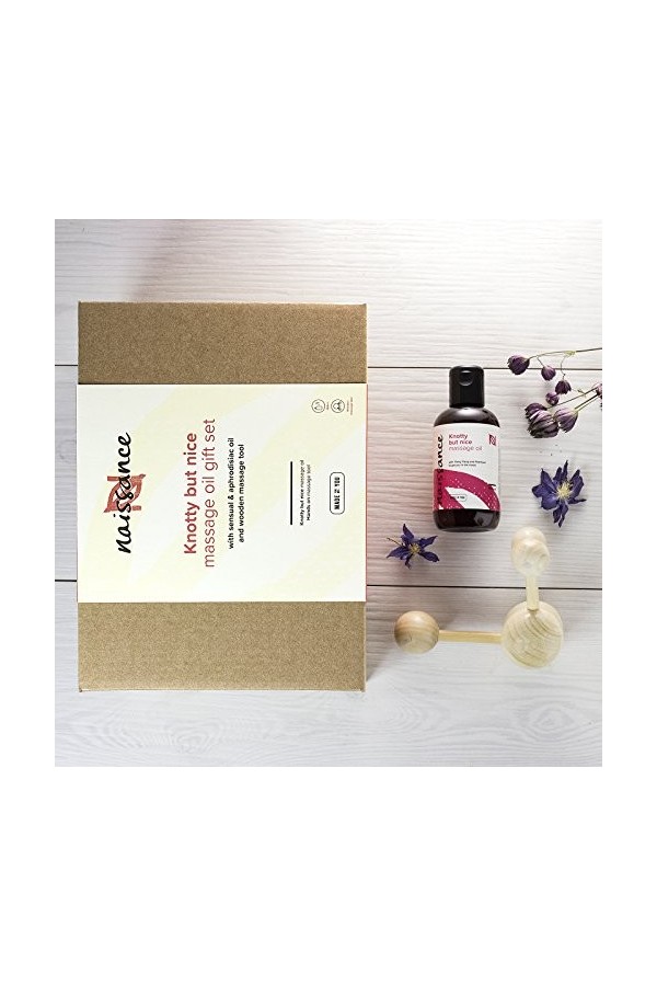 Naissance Coffret Cadeau Huile de Massage Naturelle Knotty but Nice - Idée Soirée Amoureux Massage Sensuel, Aphrodisiaque, Co
