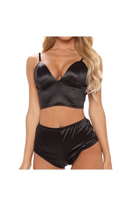 Lingerie Femme Sexy Ensemble Homme Sexy Hot y.2k Shapers Ensembles Femmes Shorts sous-vêtements Soutien-Gorge Satin Camisole 