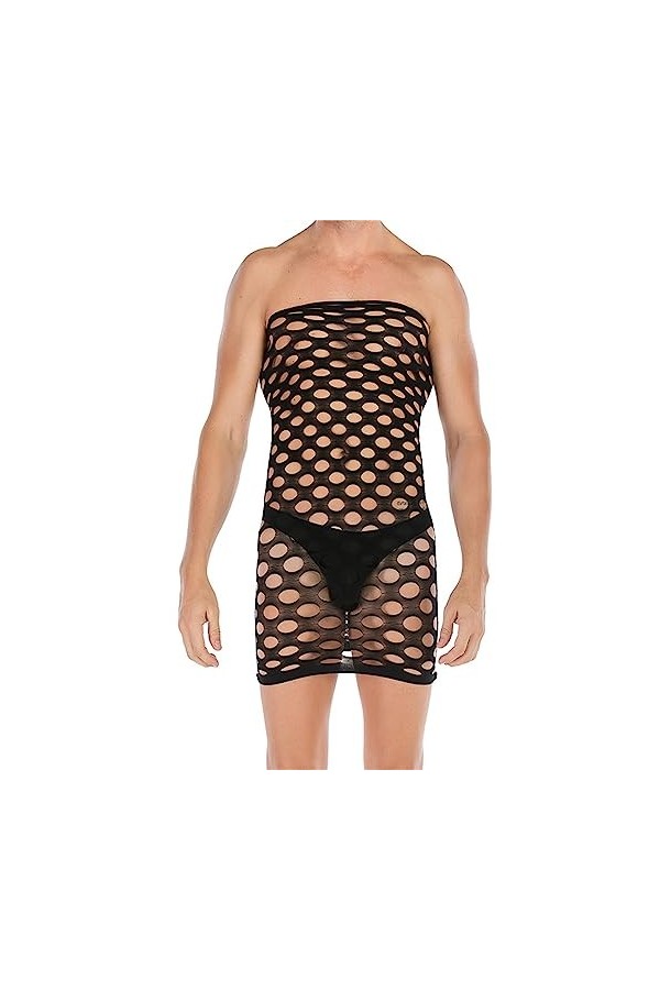 Générique Boxer Homme Maillot de Bain Sexy Briefs Thong Collants Sexy en résille pour Hommes Pantalon De Pyjama State pour Ho