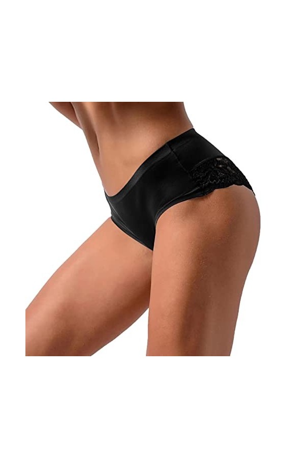 Femmes Sexy Culotte Sculptante Culotte Tanga String Ouvert Culotte Shorty Sexy Tring Femme Culotte en Dentelle Chic Hot Éroti