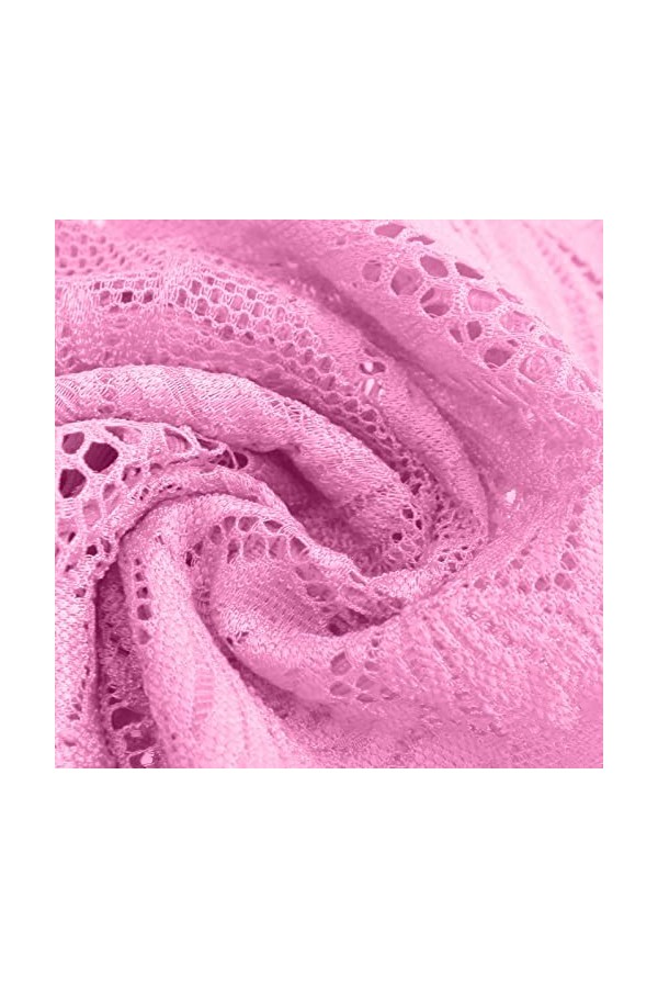 Viunychn Sous-vêtements sexy pour femme - En dentelle - Rouge - Culotte sexy - Culotte sexy - Culotte en dentelle pour femme,