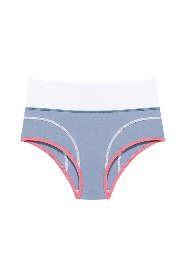 Ncenglings Body Minute Patchwork Couleur sous-vêtements Culottes Bikini Solid Womens Briefs Body Sexy Cosplay Light Blue, S 