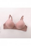 Bra Soutien-gorge skiny sans armatures Grande taille Filet à linge Soutien-gorge Bustier Femme sans armatures, Or rose, XL