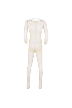 IEFIEL Pyjama Sexy Homme sous-vêtement Penis Poche Transparent Full Body Combinaison Stretchy Stocking Long Toe Ultra-Thin Pa