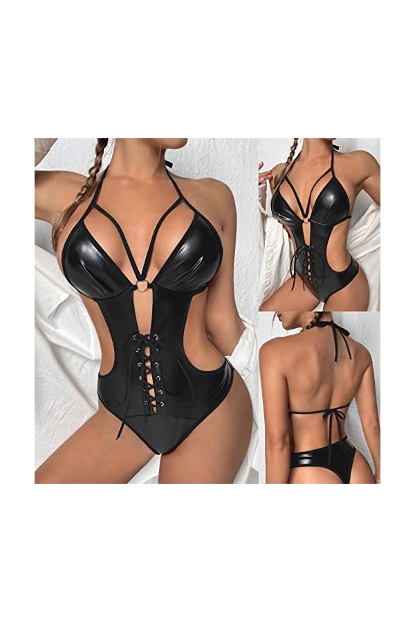 LKRSEEF Babydoll Dress Femme Maid Sailor Jeu Ensemble Unique Sexy Coquine Hot Tenue Coquin Érotique Tablier Mini Robe Pute Ho