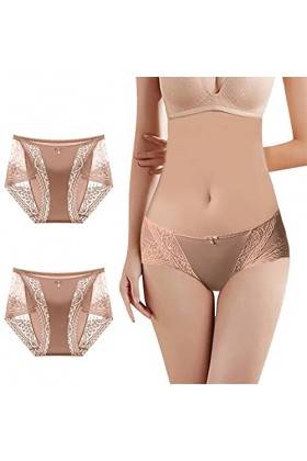 Générique Femme Culotte Dentelle Sexy Culotte sous Vetements Culotte sous-Vêtement Slip Taille Midi Culotte en Dentelle Linge