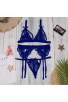 LDadgf Sous-vêtements sexy porte-jarretelles pour femme Sous-vêtements sexy, bleu, XXXL