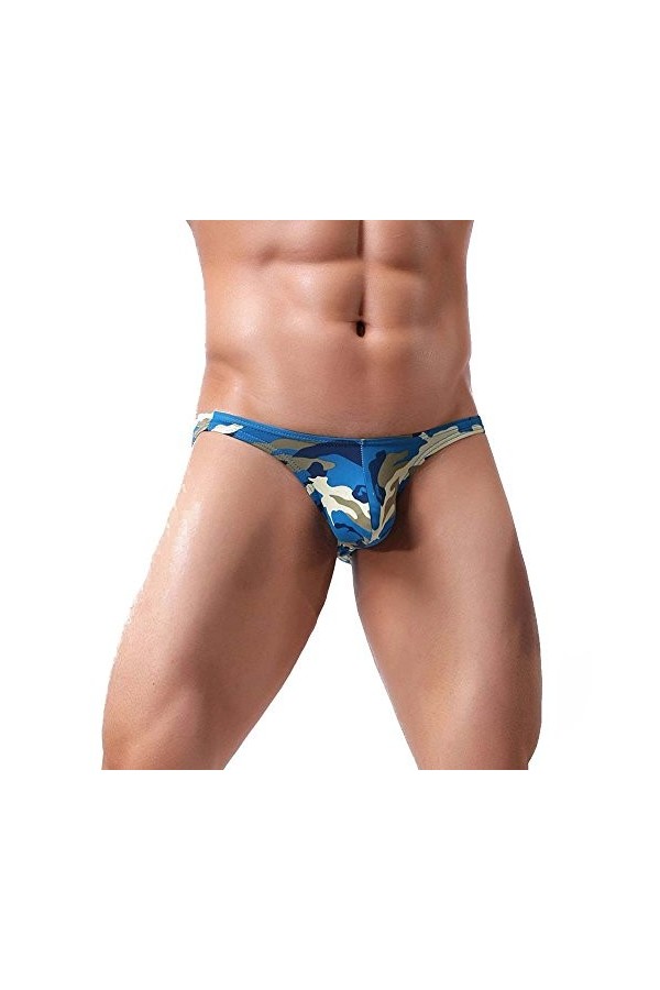 Slip Homme Sexy Coquin Hot Comfort Respirant Tanga Thong ​sous-vêtement Taille Basse Extensible Slip Sexy éRotique String Cul