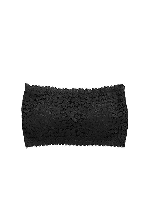 Lingerie sexy pour femme avec entrejambe en dentelle pour femme - Soutien-gorge enveloppant la poitrine - Antidérapant - Sans