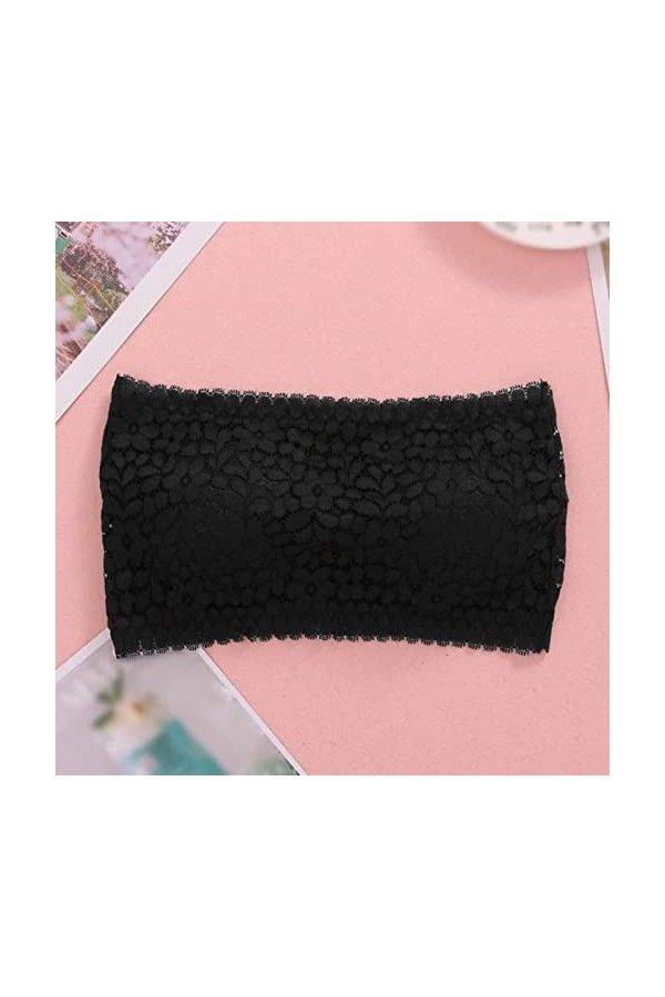 Lingerie sexy pour femme avec entrejambe en dentelle pour femme - Soutien-gorge enveloppant la poitrine - Antidérapant - Sans