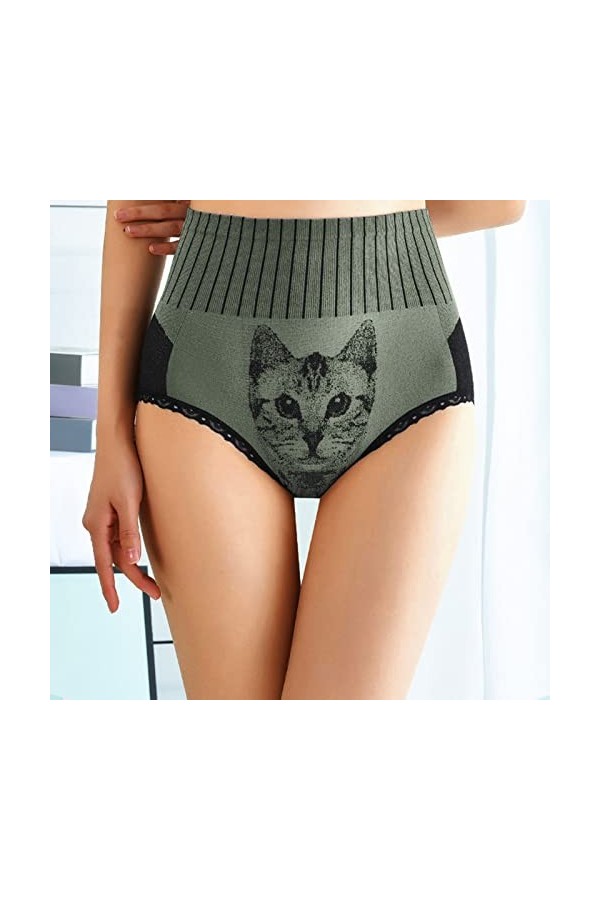 Culotte Dentelle Sexy pour Femme sous Vetements Femmes Slip Taille Haute Culottes Douces Doux String Hot Jolie Dentelle sans 