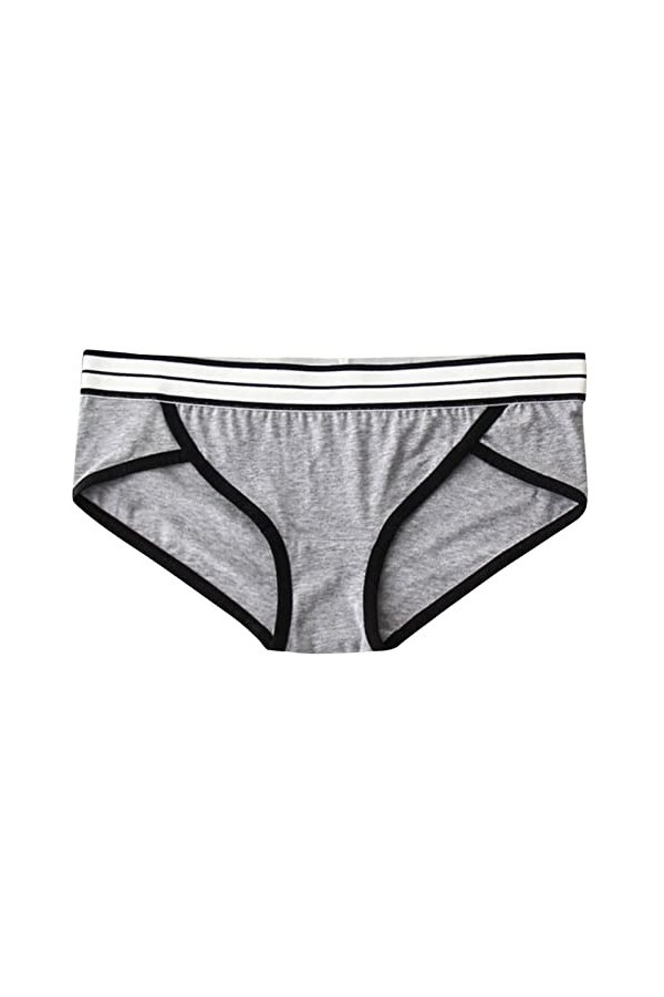 String string pour femme - Sans coutures - En dentelle - Culotte hipster - Taille haute - Slip de contrôle du ventre - String