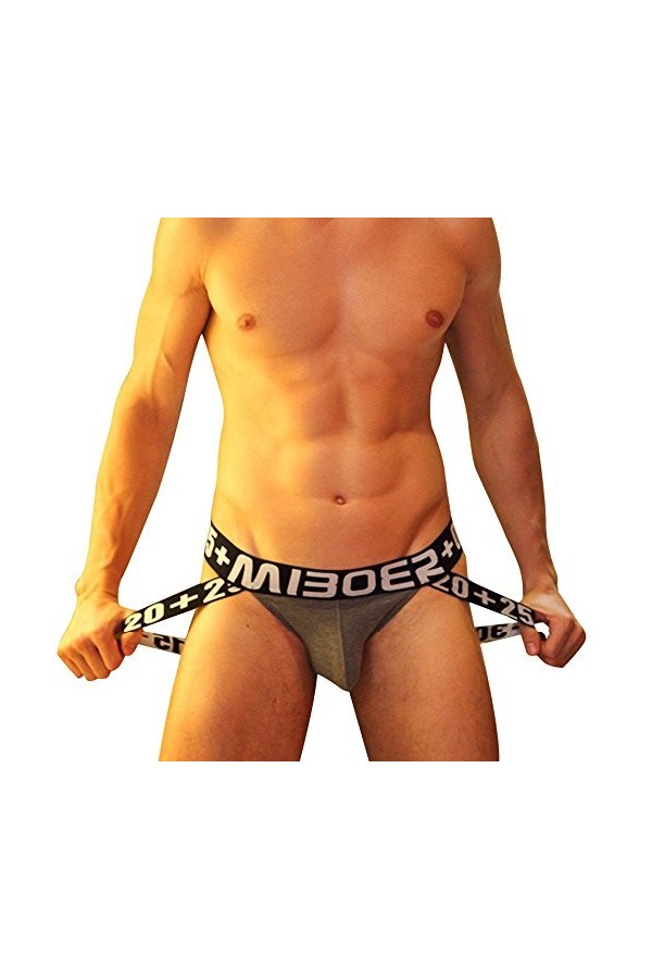 Générique String Homme Sexy Hot Dentelle Slips Boxer Strings et Tongs pour Hommes Dos Ouvert Jockstrap Sexy Fesses Lettre sou