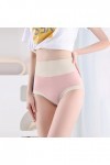 Culottes pour Femme Couleur Unie Pantalons Triangle en Pur Coton et Soie Shorts Taille Haute Slips Stretch Tangas en Coton Bi