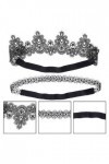 GALPADA Ceinture Elastique Jarretière 2 Pièces Kit De Dentelle De Ceinture De Mariée Jarretière Ensemble De Jarretières Noire
