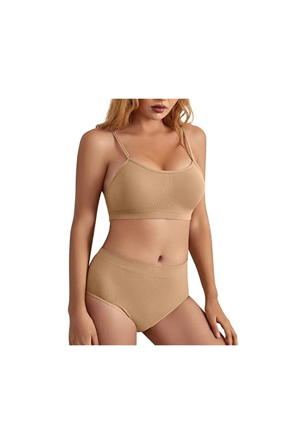 Générique Lingerie Sexy Hot Chaude Ouverte - Soutien-Gorge Push Up Nuisettes et Deshabillés Sexy Coquine Hot Ouverte String F