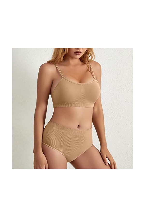 Générique Lingerie Sexy Hot Chaude Ouverte - Soutien-Gorge Push Up Nuisettes et Deshabillés Sexy Coquine Hot Ouverte String F