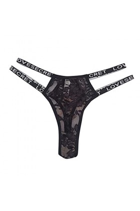 Culotte Dentelle Sexy pour Femme sous Vetements Féminine Sexy Taille Moyenne sous-vêtements Unie Culottes en Femmes Sexy Slip