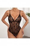 liaddkv Lingerie Femme Sexy 1 Pièce Lingerie Jeu de Rôle Lingerie Sexy Femme Costumes Soumis Lingerie Noir, S 