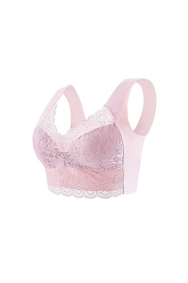 Lingerie Femme Sexy Ensemble Homme Sexy Hot y27k Femme Grande Taille froncée Beau Dos sans Anneau en Acier Dentelle enveloppé